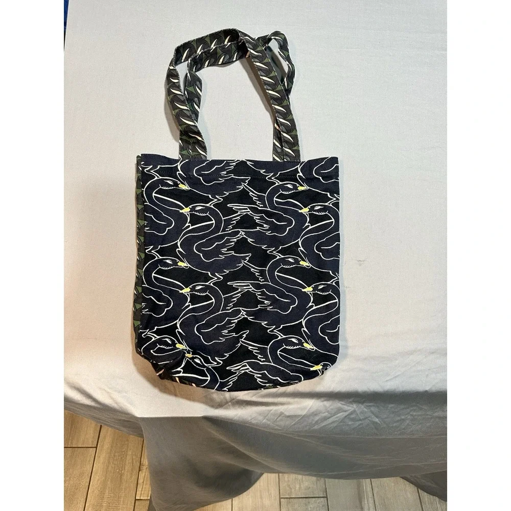 Tory Burch Printed Canvas Tote 84587 Curly Ribbon